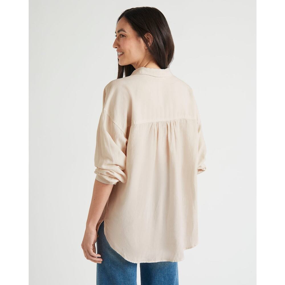 Splendid Bailey Button Down Shirt - M - Moonstone - image 4